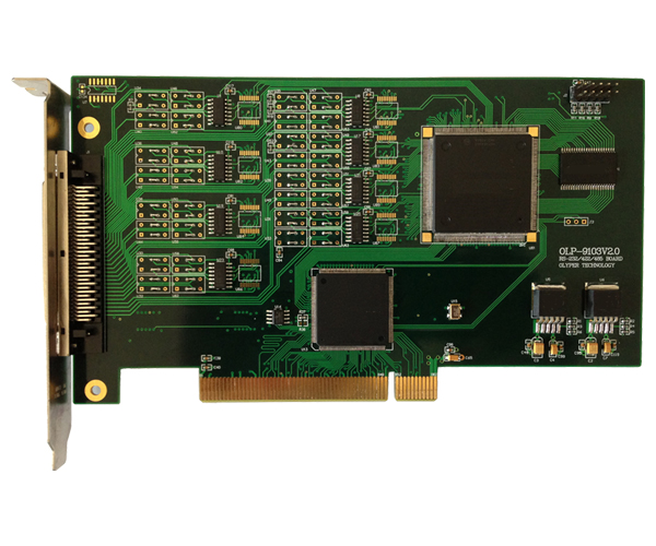 OLP-9113，PCI接口，16通道，RS232/422/485，异步串口通信模块